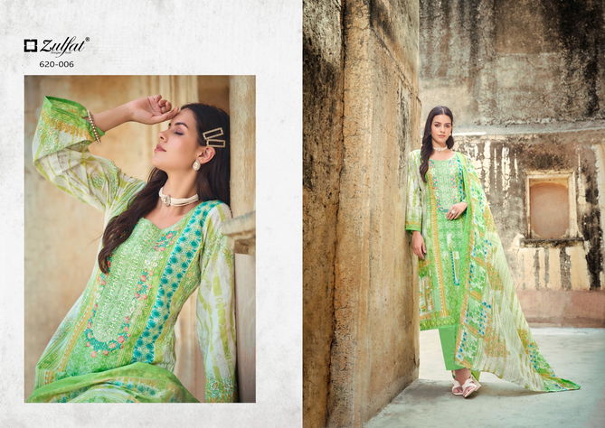 Gulnaaz By Zulfat Cotton Printed Dress Material Suppliers In India